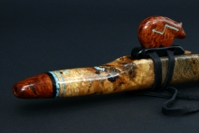 Balata Burl (also Bullet Burl) Native American Flute, Minor, Mid A-4, #D12K